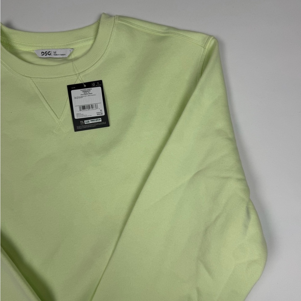 DSG Men's Pastel Green Crewneck Sweater New With Tags! - Picture 3 of 5
